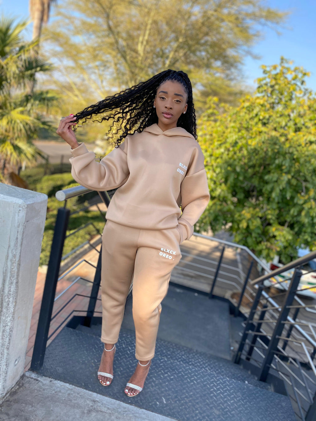 Dessert Tan Tracksuit Full Set